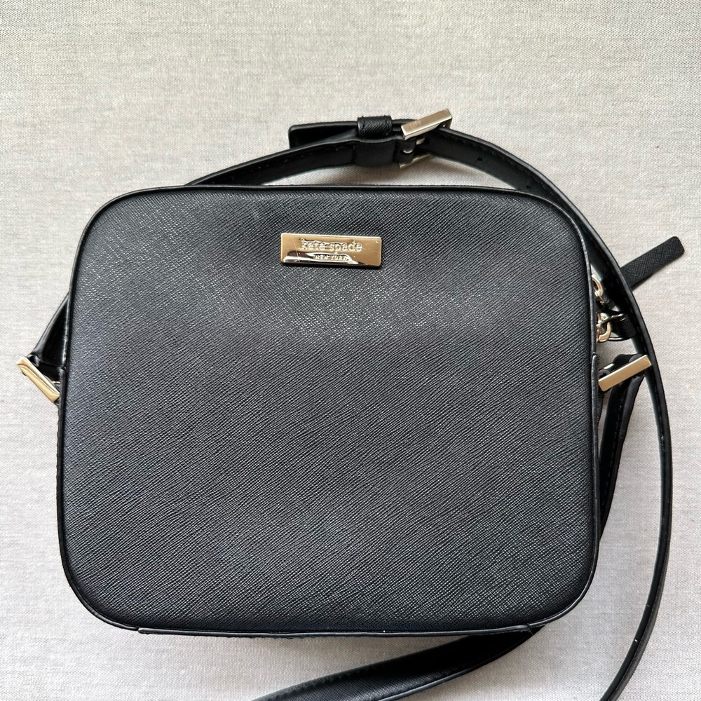 Black Kate Spade Black Camera Shoulder Bag